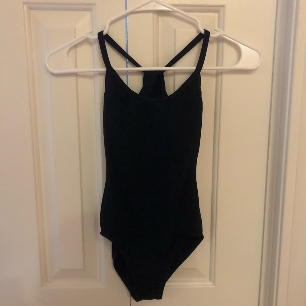 Motion Wear Black Leotard-Petite Adult